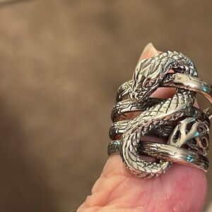 Silver Snake Ring